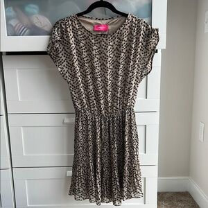 Pinkyotto Black and Cream Mini Dress